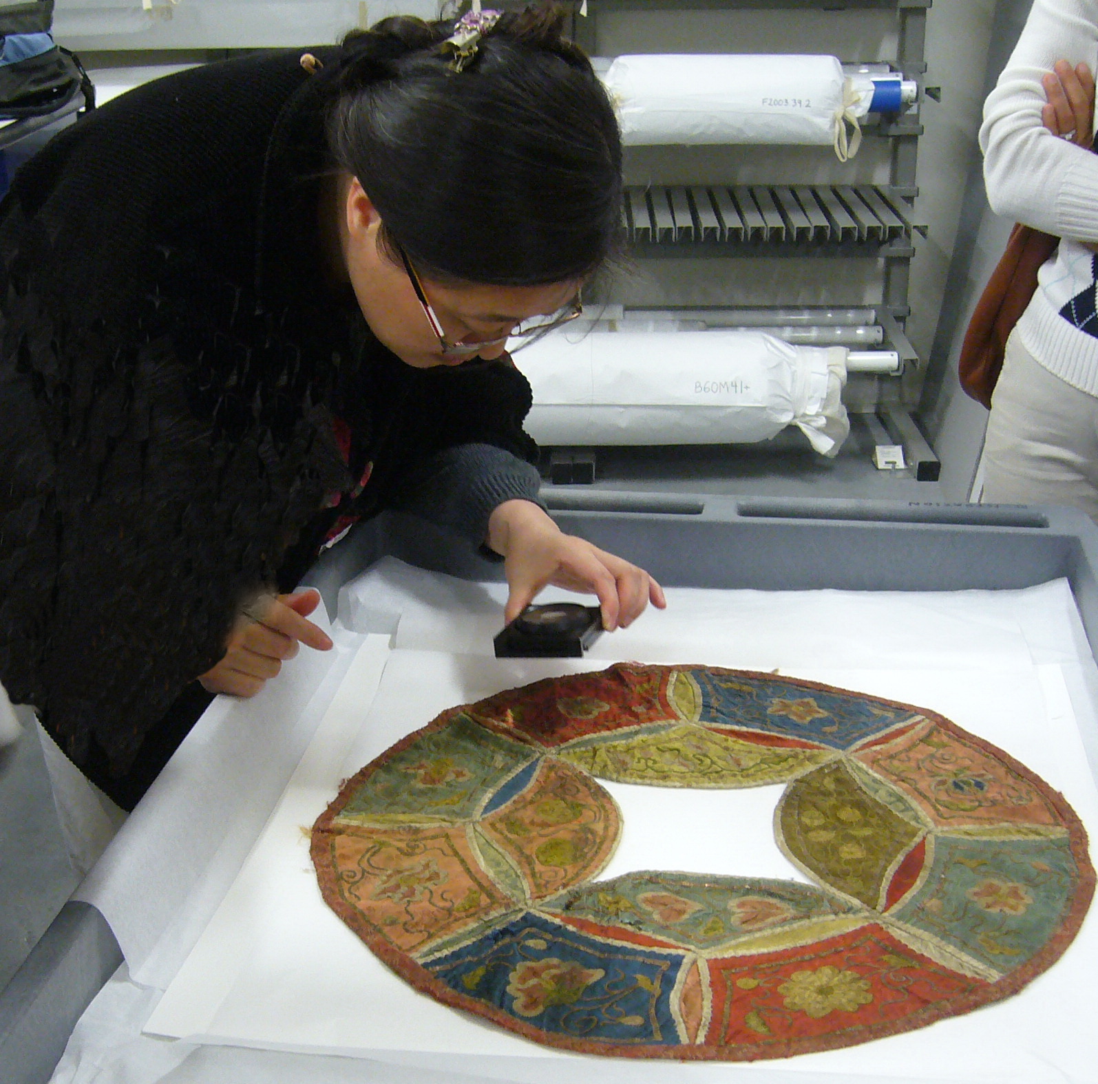 Historical Embroidery Identification Historical Yuan Dynasty embroidery research and textile analysis
